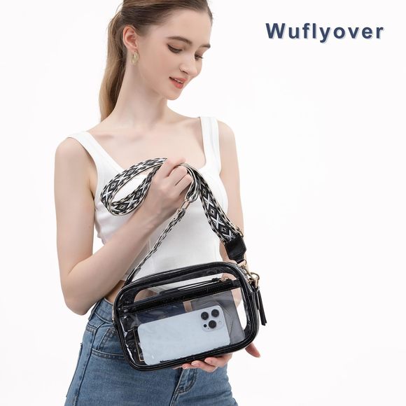 Clear Purse, Clear Bag Stadium Events, Shine Black Uwu ^-^ - Picture 6 of 6